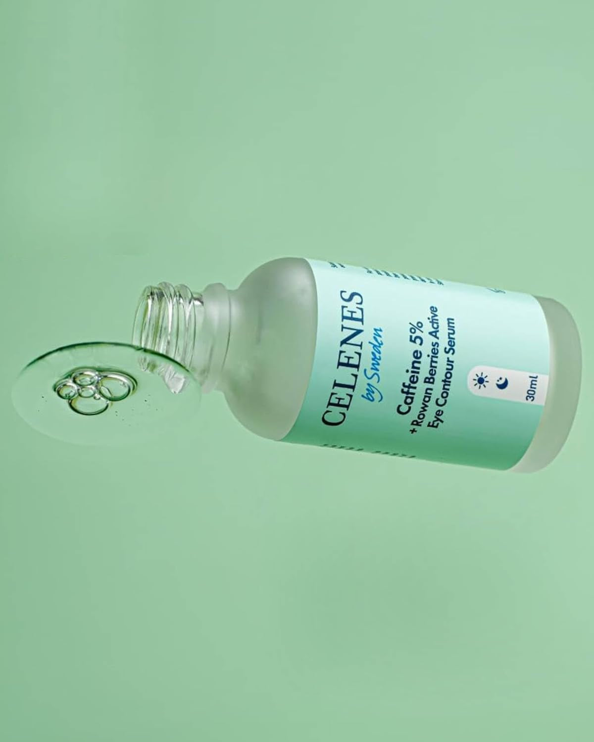 Serum Visage & Contour Des Yeux anti Rides - 5% Caféine+Sorbier, Antioxydant & anti Cerne Homme & Femme, Sans Alcool-Paraben, Serum Hydratant Visage & Soins Pour Le Visage, 30Ml