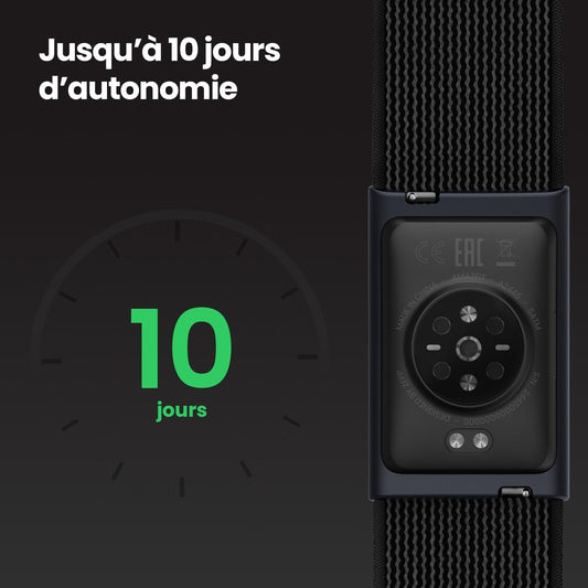 Amazfit Helio Bracelet d'Activité Suivi Sommeil Cardio Batterie Longue Sports