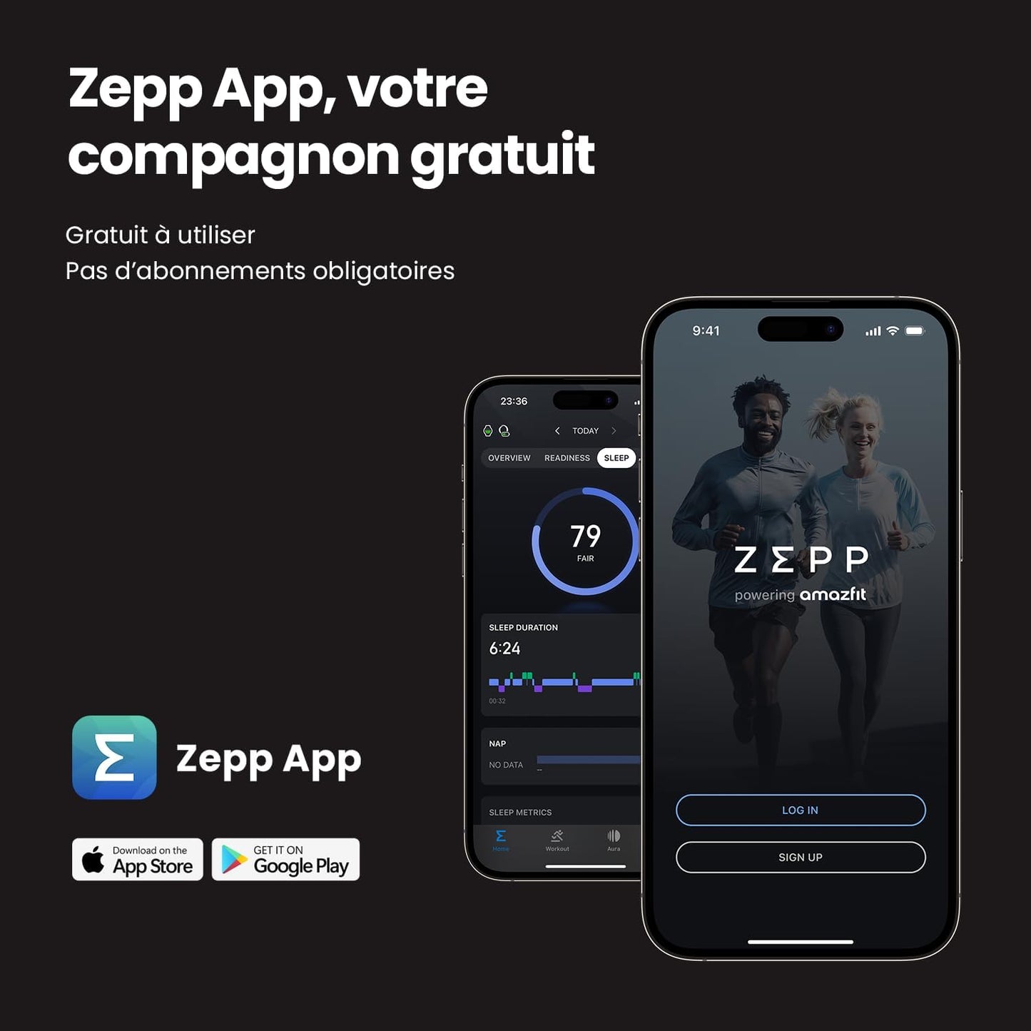 Amazfit Helio Bracelet d'Activité Suivi Sommeil Cardio Batterie Longue Sports