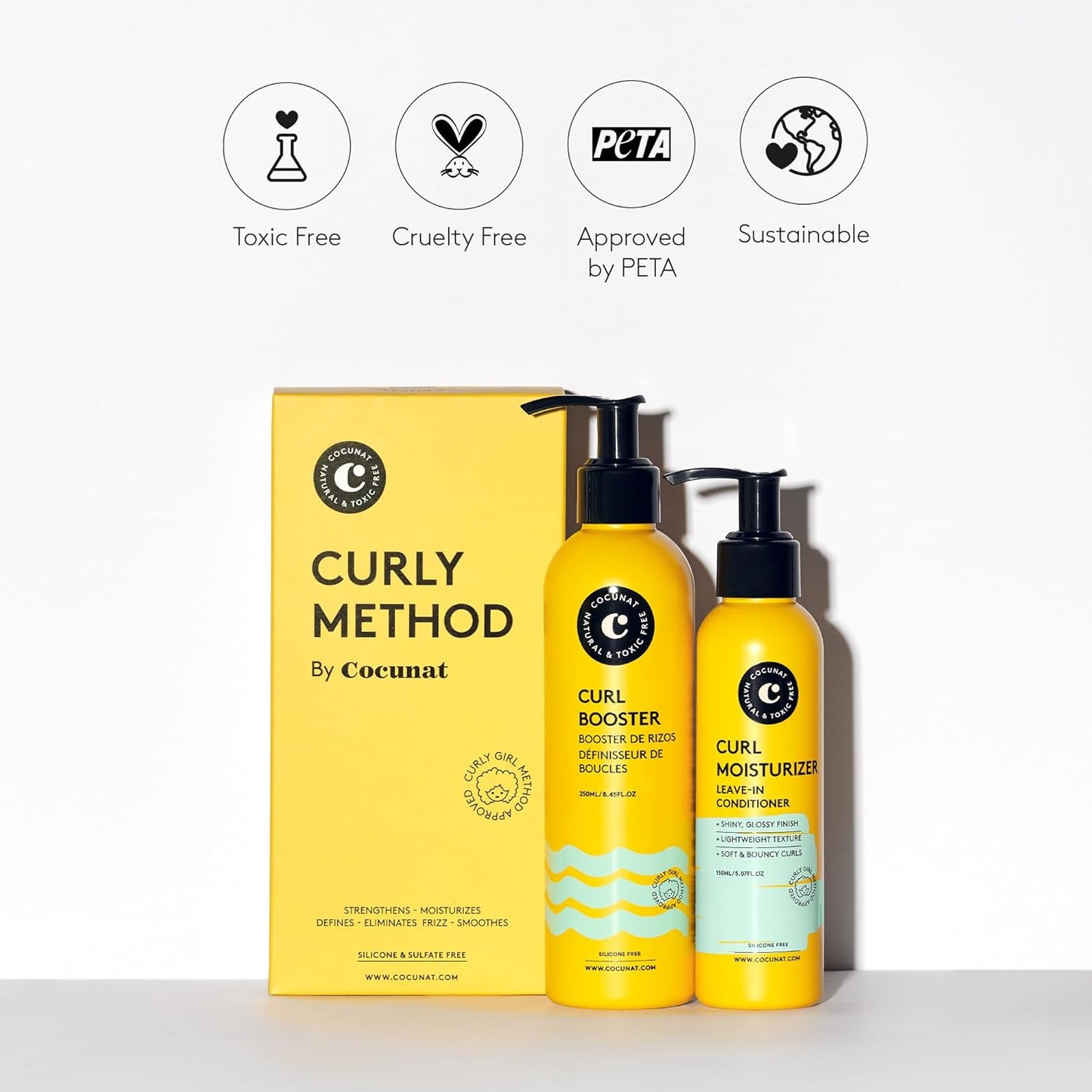 COCUNAT Pack Body Power + Méthode Curly: Anti-Cellulite et Soin Capillaire Complet