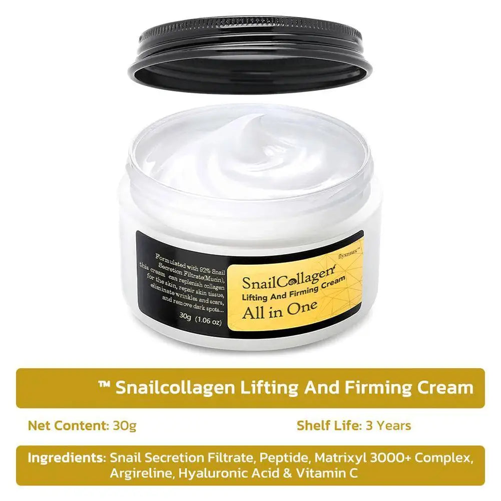 crème pour le visage au collagène d'escargot/essence réparatrice hydratante, liftante, lissante et nourrissante, cosmétiques coréens, soins de la peau