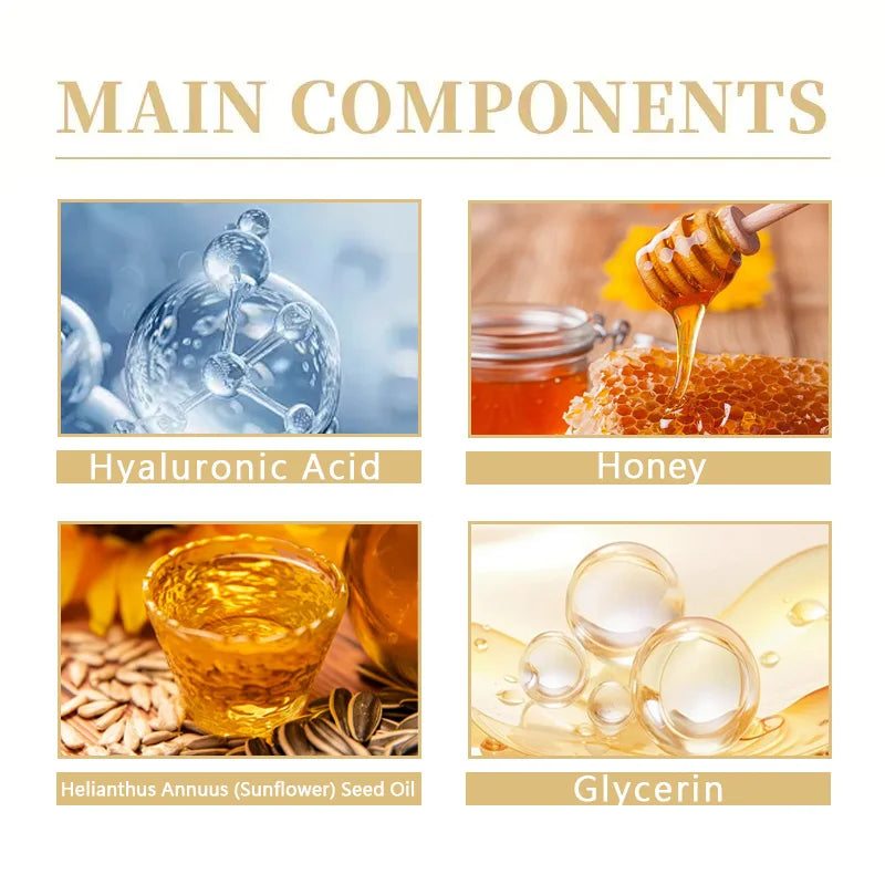 Crème pour le cou au venin d'abeille Hydratante Raffermissement Amélioration Réduit les ridules Peau abîmée Réparation Crème pour le visage Nourrissante Soin de la peau par Mireline