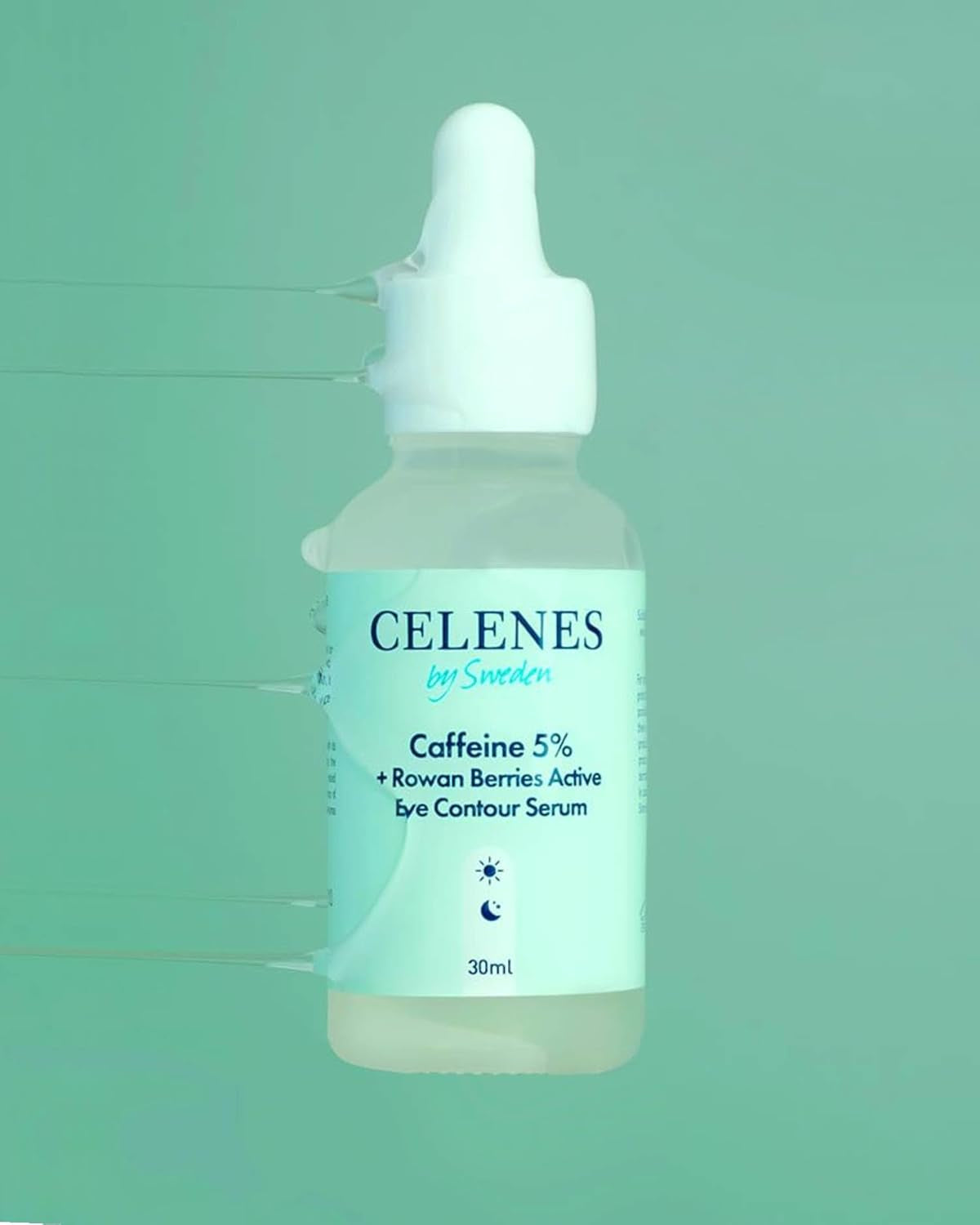 Serum Visage & Contour Des Yeux anti Rides - 5% Caféine+Sorbier, Antioxydant & anti Cerne Homme & Femme, Sans Alcool-Paraben, Serum Hydratant Visage & Soins Pour Le Visage, 30Ml