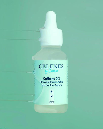 Serum Visage & Contour Des Yeux anti Rides - 5% Caféine+Sorbier, Antioxydant & anti Cerne Homme & Femme, Sans Alcool-Paraben, Serum Hydratant Visage & Soins Pour Le Visage, 30Ml