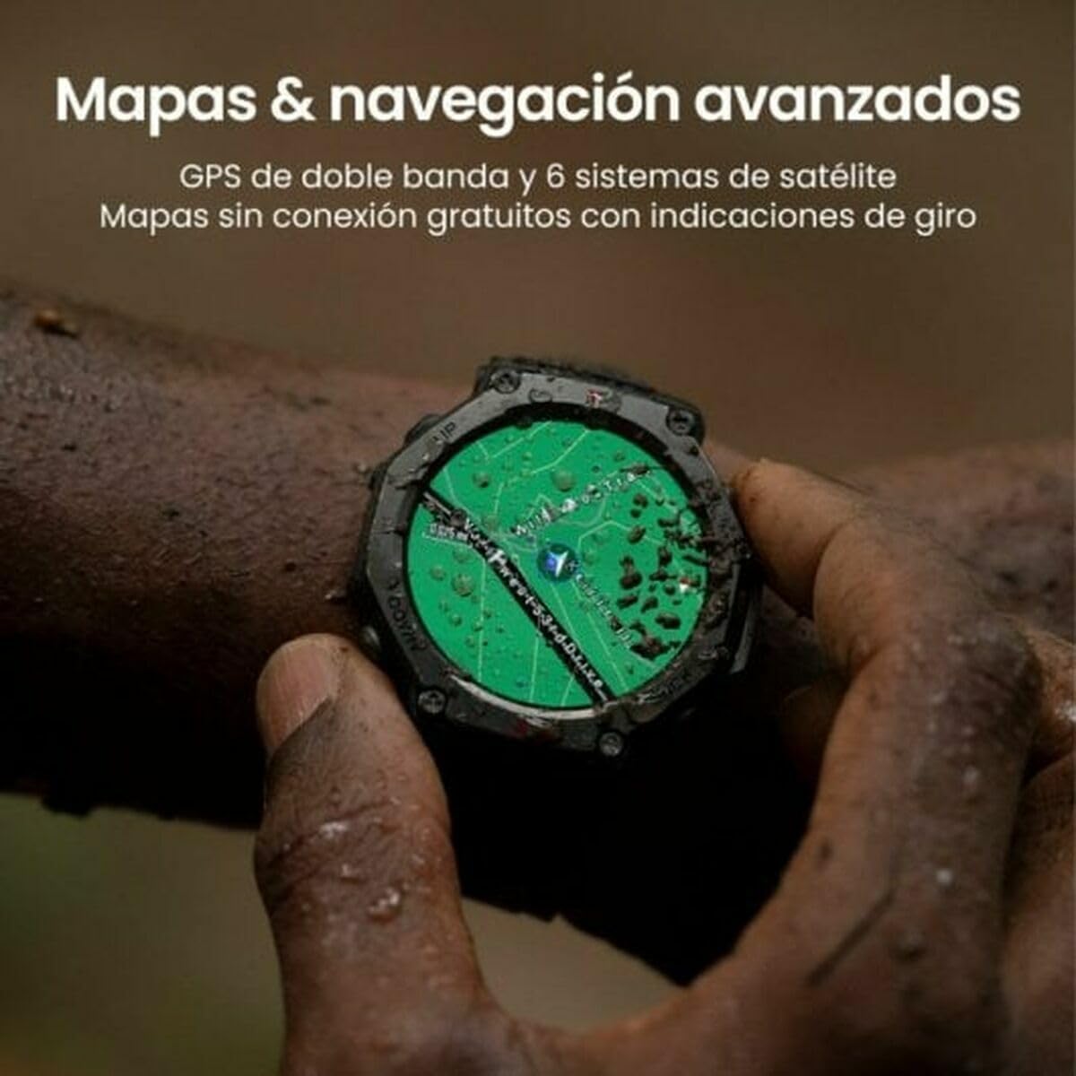 Amazfit T-Rex 3 Montre Connectée Outdoor Robuste 48mm Écran AMOLED GPS NFC