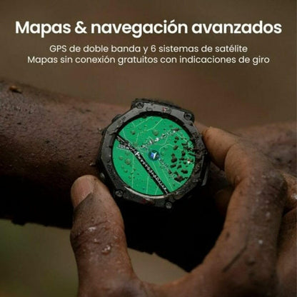 Amazfit T-Rex 3 Montre Connectée Outdoor Robuste 48mm Écran AMOLED GPS NFC