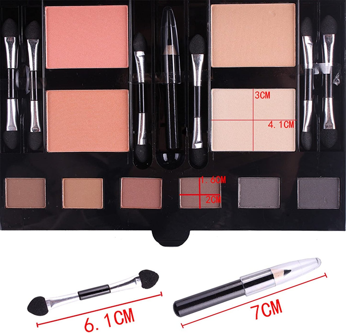 Kit De Maquillage Fard À Paupière Yeux Maquillage, Coffret Cadeau Coffret Maquillage Mallette De Maquillage Set De Maquillage Palette De Maquillage Idée Cadeau De Noël #2