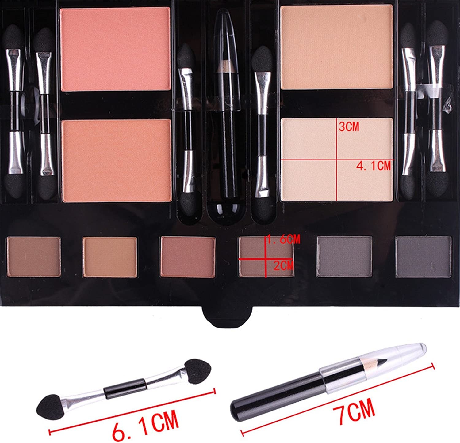 Kit De Maquillage Fard À Paupière Yeux Maquillage, Coffret Cadeau Coffret Maquillage Mallette De Maquillage Set De Maquillage Palette De Maquillage Idée Cadeau De Noël #2