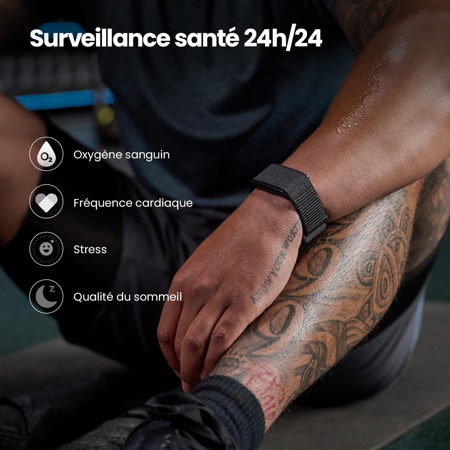 Amazfit Helio Bracelet d'Activité Suivi Sommeil Cardio Batterie Longue Sports