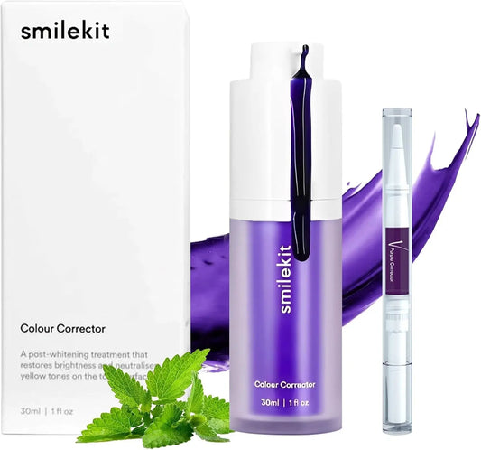 Dentifrice Violet Blanchissant Hi Smile Correcteur De Couleur Dentifrice Blanchissant Blanchiment Dentaire Purple Toothpaste Produit Violet Blanchir Les Dents Nettoyage Buccal Diamond Smile 2 PCS