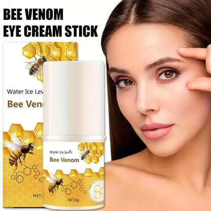 Crème pour les yeux au venin d'abeille en stick, élimine les cernes et les poches sous les yeux, sérum hydratant à l'acide hyaluronique, soin des yeux