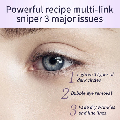 Crème contour des yeux anti-rides, anti-cernes, rouleau de massage, hydratant, anti-poches, anti-âge, acide hyaluronique, soin de la peau par Mireline