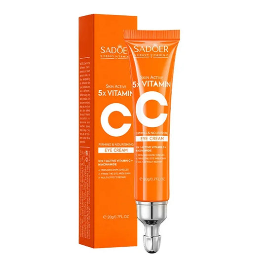 Mireline, Crème contour des yeux à la vitamine C, anti-cernes, anti-poches, hydratante, éclaircissante, raffermissante, produit de soin pour les yeux