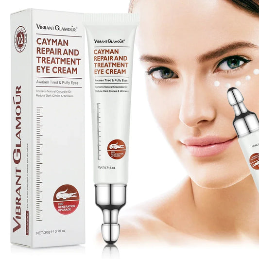 Crème contour des yeux au collagène peptidique, anti-rides, anti-âge, élimine les cernes, lutte contre les poches et les poches. Crème hydratante pour les yeux.