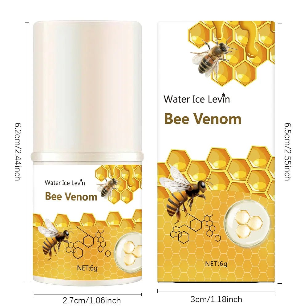 Crème pour les yeux au venin d'abeille en stick, élimine les cernes et les poches sous les yeux, sérum hydratant à l'acide hyaluronique, soin des yeux