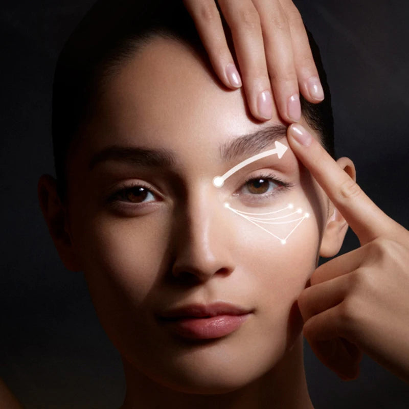 Crème Coréenne Contour des Yeux à l’Or 24k et Acide Hyaluronique – Anti-Cernes, Anti-Poches, Raffermissante et Hydratante