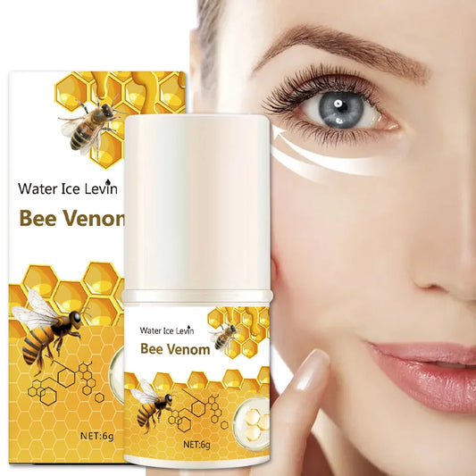 Crème pour les yeux au venin d'abeille en stick, élimine les cernes et les poches sous les yeux, sérum hydratant à l'acide hyaluronique, soin des yeux