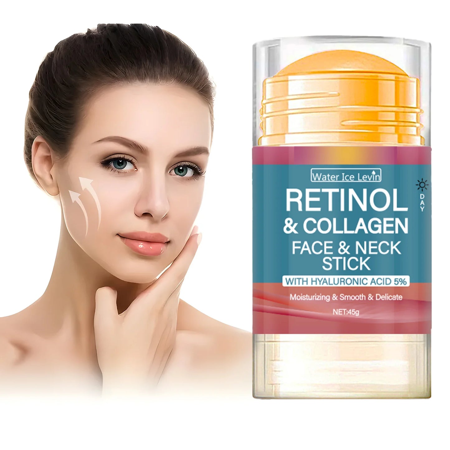 Crème raffermissante au rétinol en bâton, collagène, lisse les rides, crème pour le visage, hydratante, blanchissante, éclaircissante, produit pour la peau par Mireline